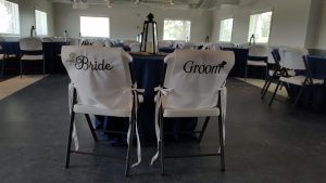 Dedicated seating for the bride and groom
